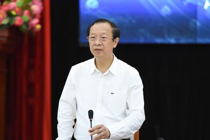 Thứ trưởng Thường trực Bộ GD-ĐT Phạm Ngọc Thưởng phát biểu khai mạc họp báo về kỳ thi tốt nghiệp THPT năm 2026. Ảnh: Xuân Quý