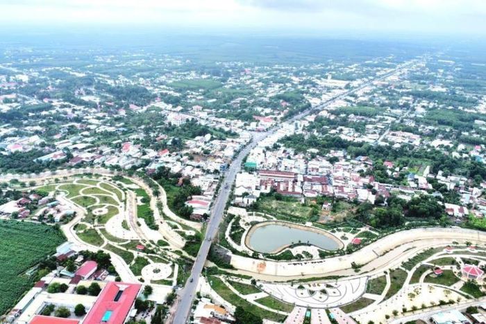 Toàn cảnh xã Tân Biên