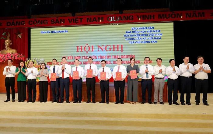Tỉnh ủy Thái Nguyên và 5 cơ quan báo chí Trung ương gồm Báo Nhân Dân, Đài Tiếng nói Việt Nam, Đài Truyền hình Việt Nam, Thông tấn xã Việt Nam và Tạp chí Cộng sản chính thức ký kết Chương trình hợp tác giai đoạn 2026-2030.