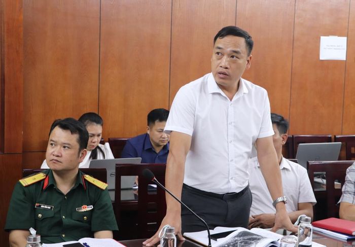 Đại biểu cho ý kiến với Đồ án Quy hoạch phân khu xây dựng khu kinh tế cửa khẩu tỉnh.