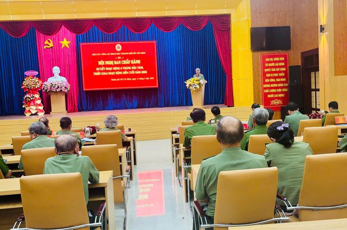 Hội Cựu CAND TPHCM sơ kết sơ kết hoạt động 6 tháng đầu năm và triển khai hoạt động đến cuối năm 2026