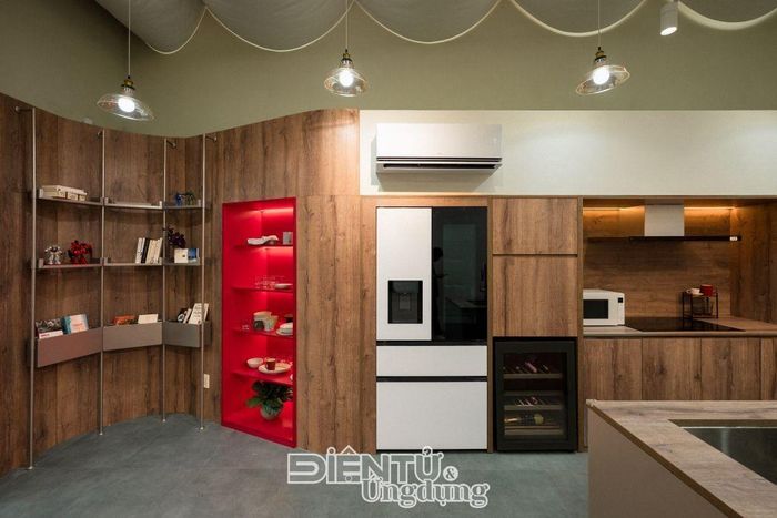 Gian bếp còn được xem như một "trạm sạc" năng lượng của MINHO
