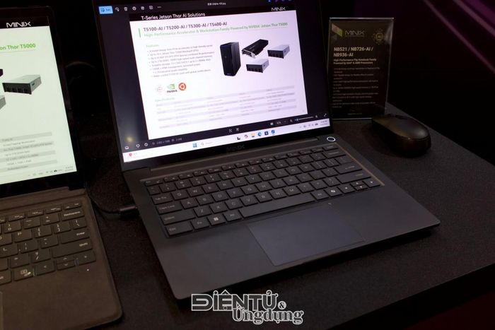 Mẫu laptop AI của MINIX trình diễn khả năng xử lý đa phương tiện và các tác vụ AI trên thiết bị, hướng đến người dùng doanh nghiệp và sáng tạo nội dung