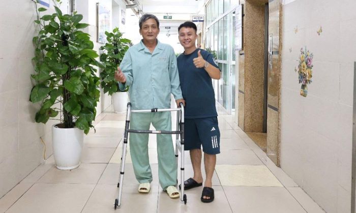 Sức khỏe người bệnh phục hồi tích cực sau phẫu thuật.