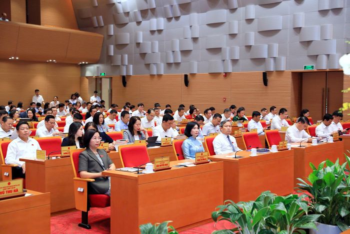 Các đại biểu tham dự kỳ họp.
