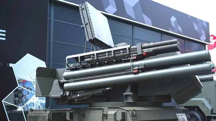 Cận cảnh của hệ thống Pantsir-SMD-E. Ảnh Rostec