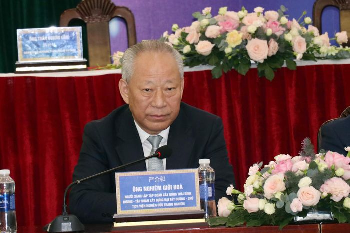 Ông Nghiêm Giới Hòa, nhà sáng lập Tập đoàn Xây dựng Thái Bình Dương.