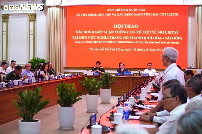 Hội thảo xác minh, kết luận thông tin về liệt sĩ, mộ liệt sĩ được an táng tại khu vực nghĩa trang Chí Hòa (nay là Công viên Lê Thị Riêng).