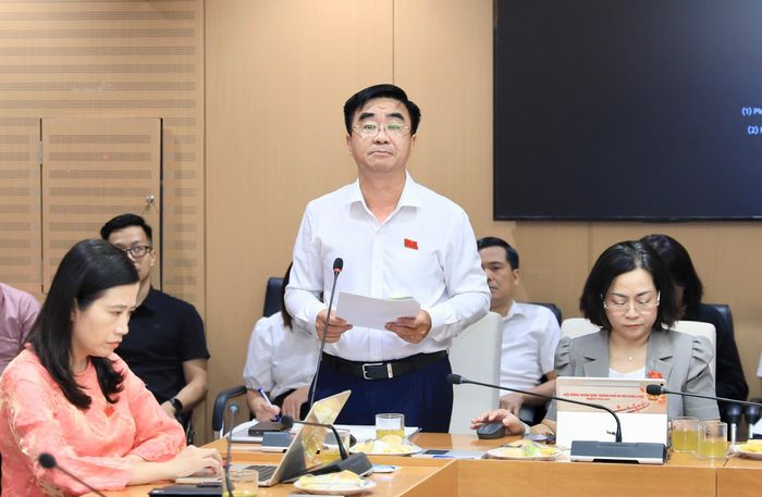 Đại biểu Võ Đăng Dũng phát biểu.