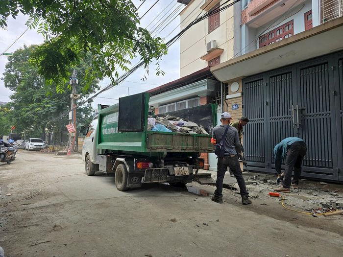 Phá dỡ bục bệ tại khu vực khu 2.1 héc ta, 2,3ha