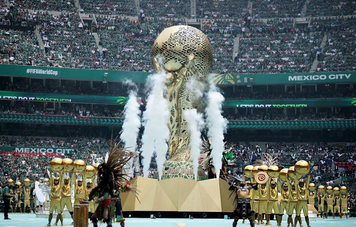 Lễ khai mạc World Cup 2026 tại Mexico diễn ra sôi động và ấn tượng. Ảnh FIFA