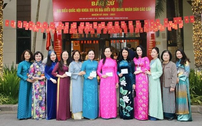 Phụ nữ với công tác bầu cử đại biểu Quốc hội khóa XVI và đại biểu HĐND các cấp nhiệm kỳ 2026-2031. Ảnh: Minh Trang