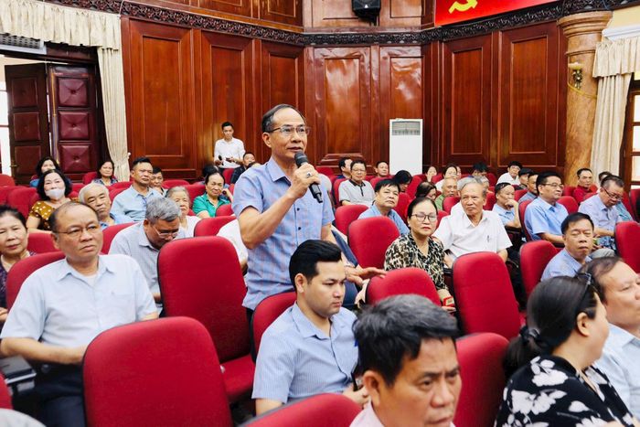 Đại biểu đóng góp ý kiến tại hội nghị. Ảnh: PV