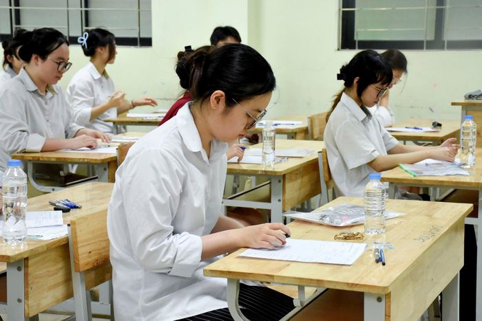 Hà Nội có số thí sinh chiếm 1/10 tổng số thí sinh của cả nước tham gia kỳ thi. Ảnh: Phạm Thảo