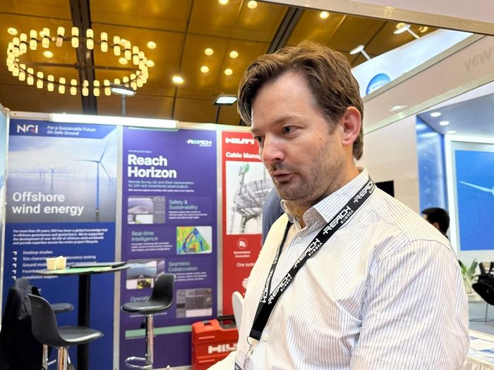 Ông Morten Grevstad, Giám đốc Phát triển Kinh doanh của Reach Subsea, Na Uy. Ảnh: Kiều Thoan Thu