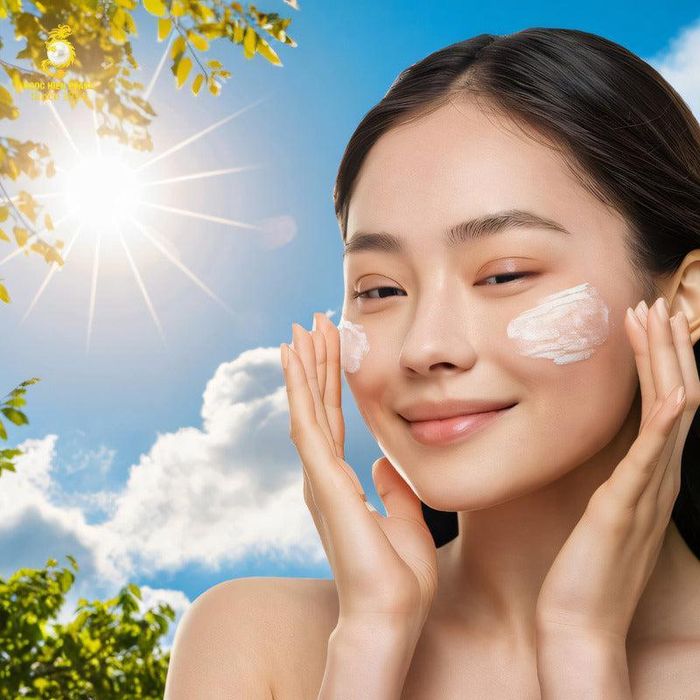 Bôi kem chống nắng trước khi ra ngoài giúp bảo vệ da khi đang dùng thuốc làm tăng nhạy cảm với ánh sáng.