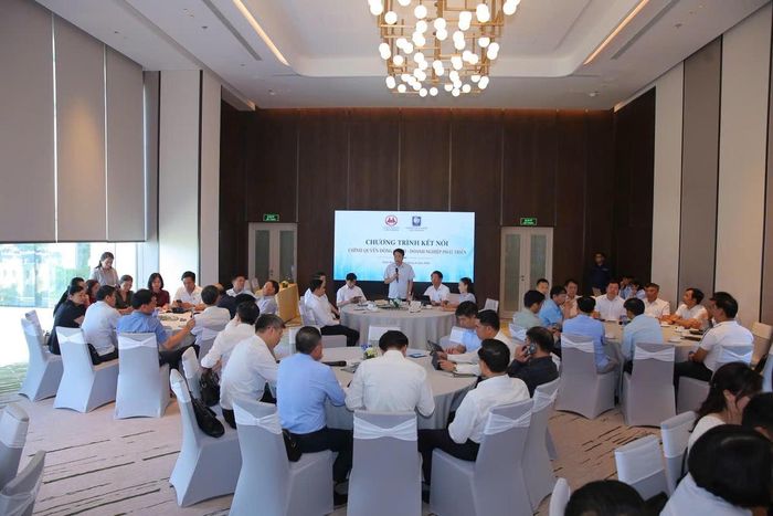 Tỉnh Ninh Bình lần đầu tiên tổ chức chương trình kết nối 'Chính quyền đồng hành - doanh nghiệp phát triển'. Ảnh: Đình Minh