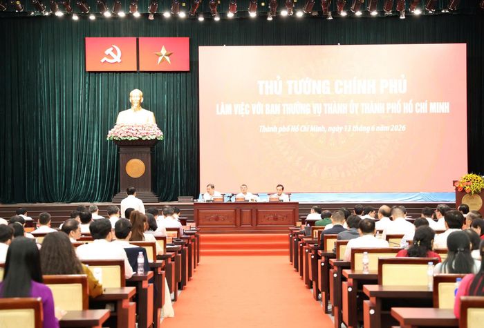  Toàn cảnh buổi làm việc. Ảnh: HÀ THƯ 