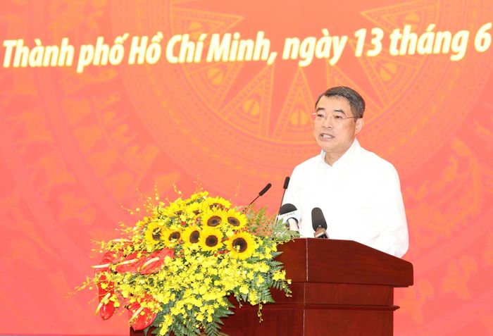  Thủ tướng Lê Minh Hưng phát biểu kết luận. Ảnh: HÀ THƯ 