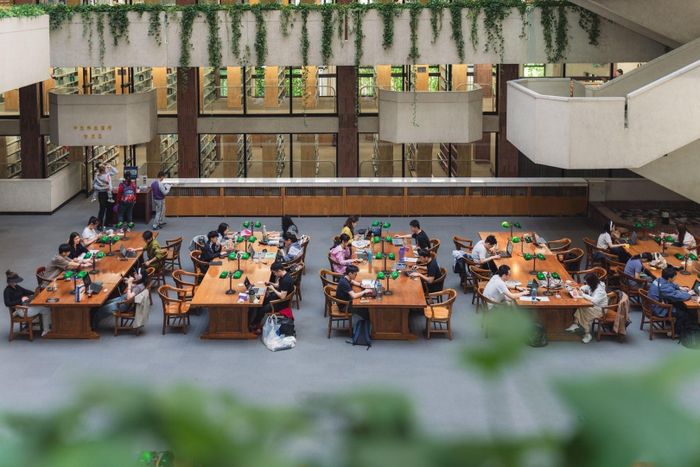  Thư viện Đại học Thanh Hoa (Trung Quốc). Ảnh: Tsinghua University.
