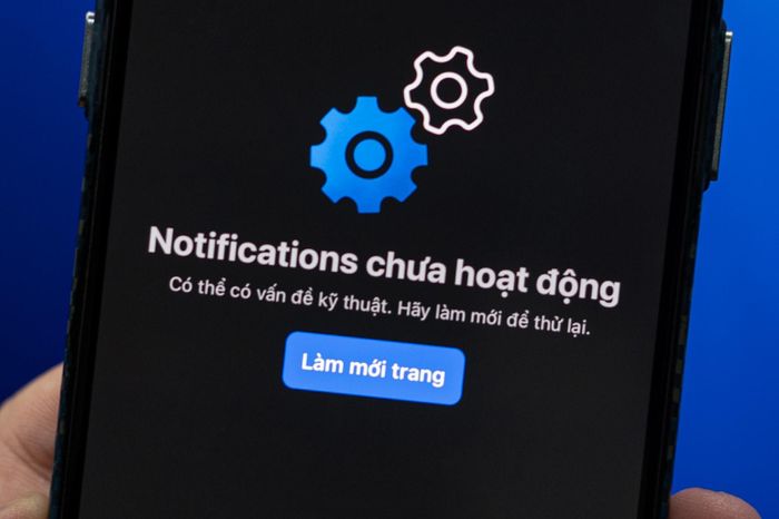 Sự cố sập loạt ứng dụng của Meta ngày 12/6. Ảnh: Xuân Sang.