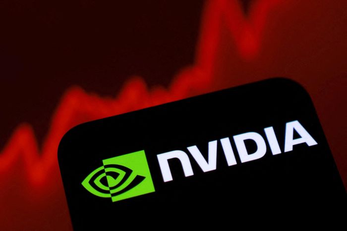  Nvidia hưởng lợi lớn từ làn sóng AI, vốn hóa tăng mạnh những năm gần đây. Ảnh: Dado Ruvic/Reuters 