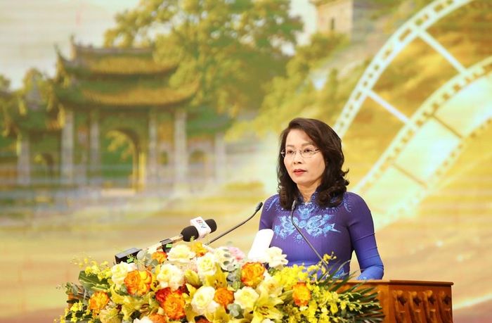 Phó Bí thư Thường trực Tỉnh ủy Bắc Ninh Nguyễn Thị Hương phát biểu