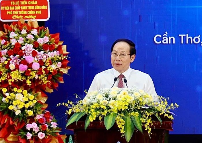 Phó Thủ tướng Lê Tiến Châu phát biểu tại buổi lễ - Ảnh: VGP/Thu Sa