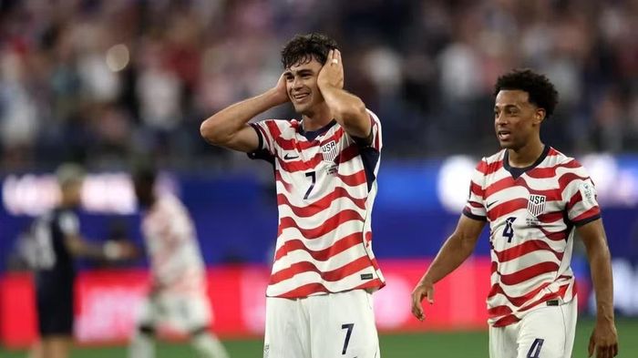 Tuyển Mỹ áp đảo thế trận để giành chiến thắng đậm đà. (Ảnh: FIFA)
