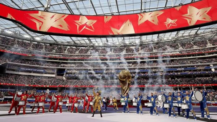 Lễ khai mạc World Cup 2026 tại Mỹ mang đậm không khí giải trí sôi động đặc trưng của Los Angeles. (Ảnh: FIFA)