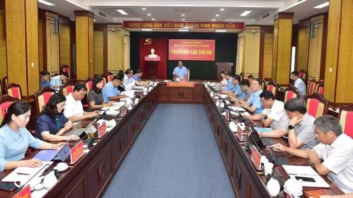 Ban Chỉ đạo sắp xếp thôn, tổ dân phố tỉnh Tuyên Quang họp phiên thứ hai.