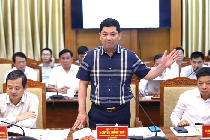Bí thư Tỉnh ủy Bắc Ninh Nguyễn Hồng Thái kết luận buổi làm việc