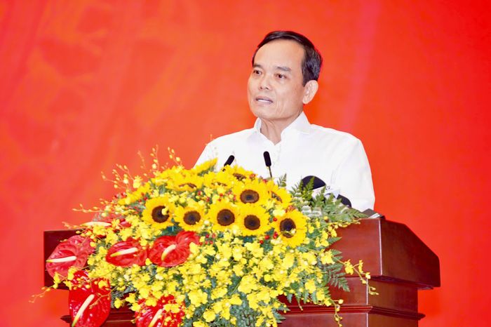 Bí thư Thành ủy TPHCM Trần Lưu Quang phát biểu tiếp thu ý kiến chỉ đạo
