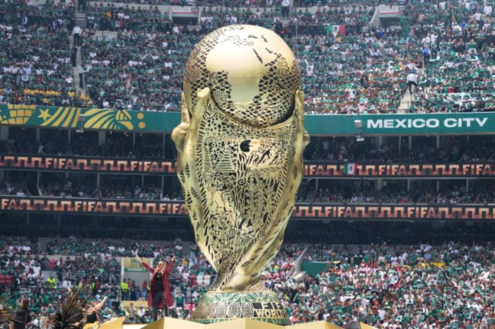 Bữa tiệc đầy sắc màu trong lễ khai mạc World Cup 2026. Ảnh: Getty