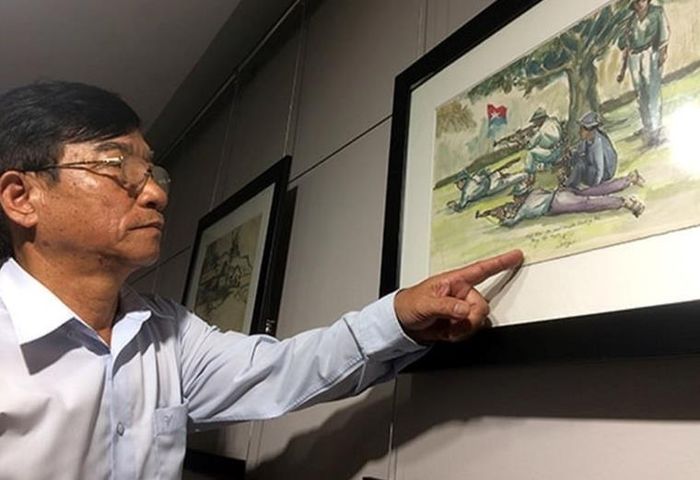Đại tá Ngô Thanh Hải tham quan Bảo tàng Mỹ thuật Đà Nẵng, bồi hồi xúc động nhớ về một thời đạn lửa.