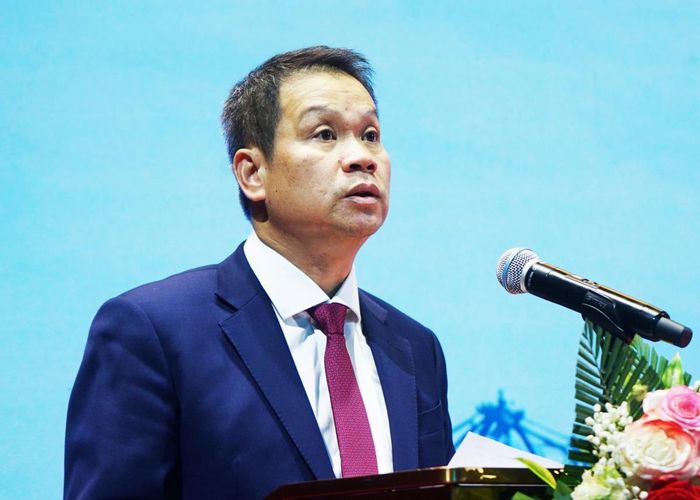 Chủ tịch UBND TP Đà Nẵng Nguyễn Mạnh Hùng phát biểu tại Hội thảo.