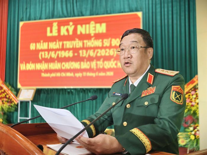 Thượng tướng Phạm Hoài Nam, Thứ trưởng Bộ Quốc phòng phát biểu tại buổi lễ