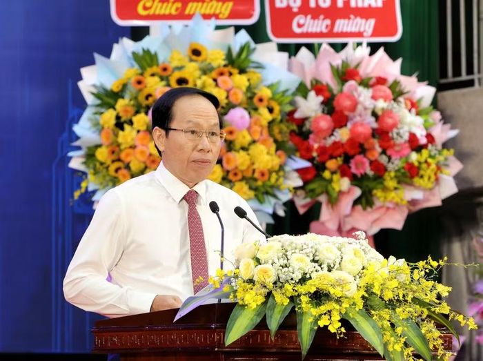 Phó Thủ tướng Lê Tiến Châu phát biểu tại buổi lễ.