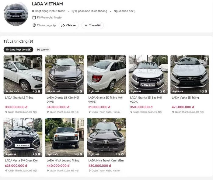Loạt ô tô Nga rao bán ở Việt Nam: Giá thấp nhất từ 310 triệu đồng - Báo ...