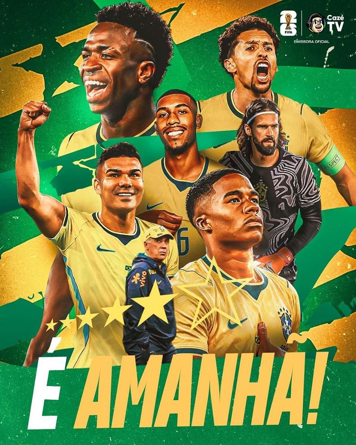 Người hâm mộ kỳ vọng Brazil chơi tưng bừng ở World Cup năm nay. Ảnh: Caze TV