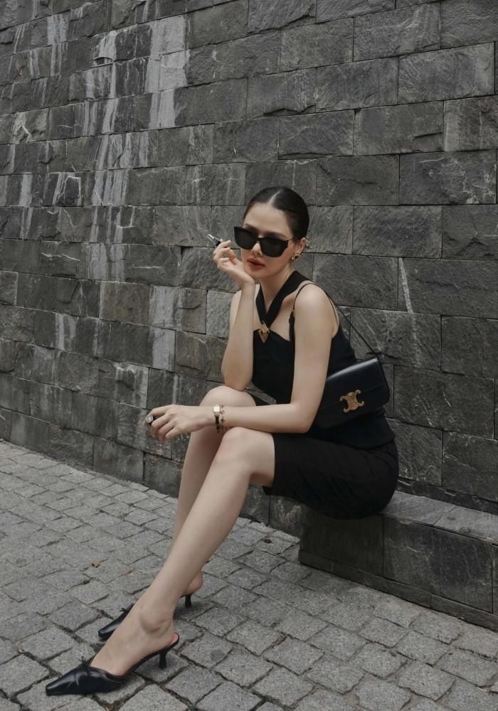 Diễn viên Phanh Lee được khen mảnh mai, thon thả sau thời gian tích cực giảm cân. 