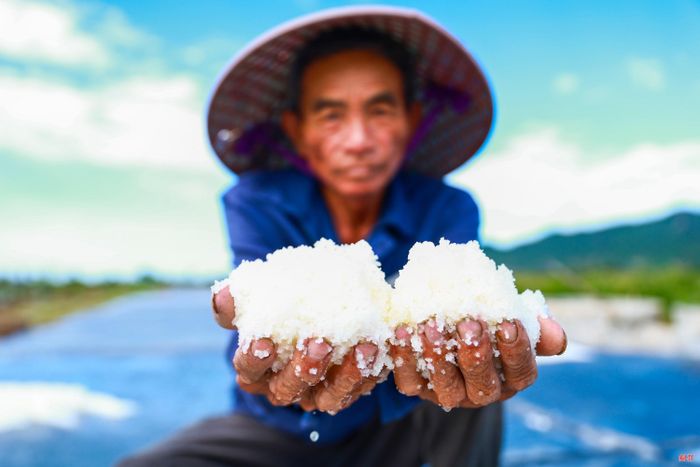 Muối làm ra ngày càng khó tiêu thụ khiến người dân Châu Hạ "đứng ngồi không yên".