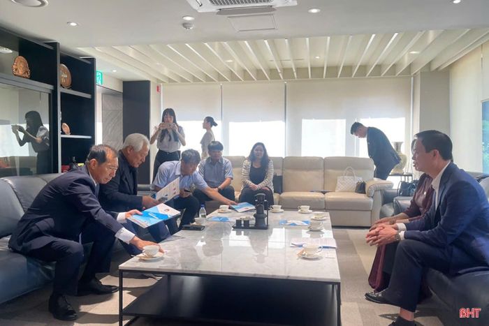 Phó Chủ tịch Thường trực UBND tỉnh Trần Báu Hà làm việc với Tổng Liên hiệp Việt Nam – Hàn Quốc cùng Viện Nghiên cứu Ohsung Bio.