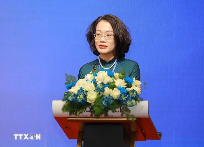  Phó Giáo sư-Tiến sỹ Phạm Thị Thanh Ngà, Viện trưởng Viện Khoa học Khí tượng Thủy văn, Môi trường và Biển. (Ảnh: Khánh Hòa/TTXVN) 