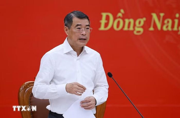 Thủ tướng Lê Minh Hưng phát biểu. (Ảnh: Dương Giang/TTXVN)
