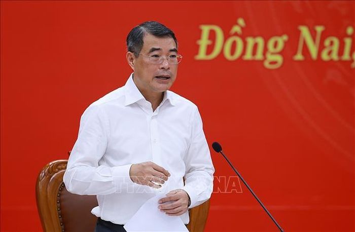 Thủ tướng Lê Minh Hưng phát biểu. Ảnh: Dương Giang/TTXVN