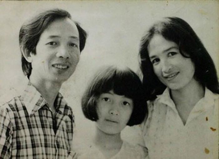 Gia đình của NSND Trà Giang.