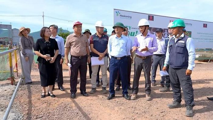 Đoàn công tác kiểm tra tiến độ dự án Nhà máy Mascot Việt Nam Gia Lai. 