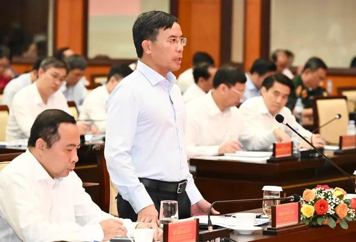 Thống đốc Ngân hàng Nhà nước Việt Nam Phạm Đức Ấn phát biểu. Ảnh: VIỆT DŨNG 