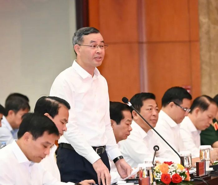  Bộ trưởng Bộ Tài chính Ngô Văn Tuấn phát biểu. Ảnh: VIỆT DŨNG 